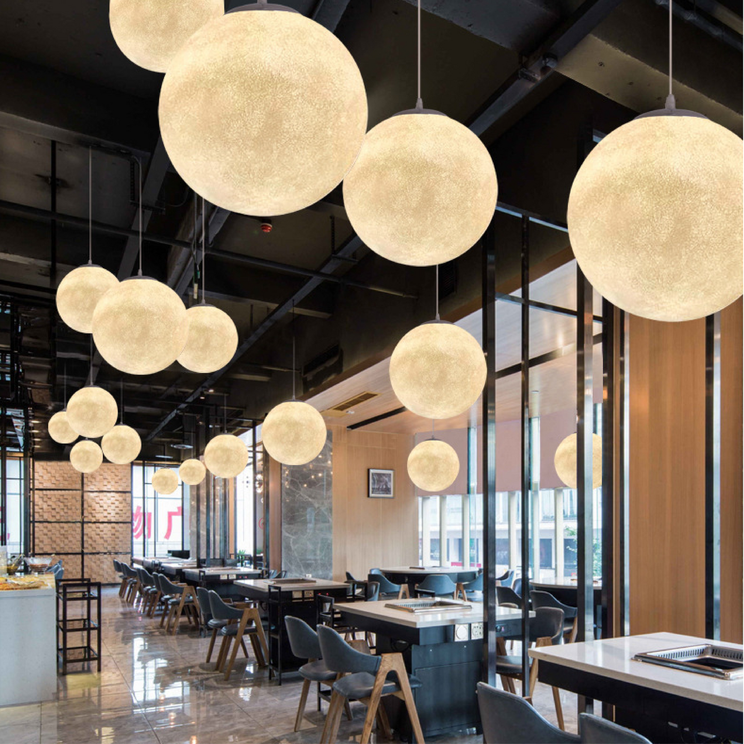 Lunar Glow Maan Hanglamp
