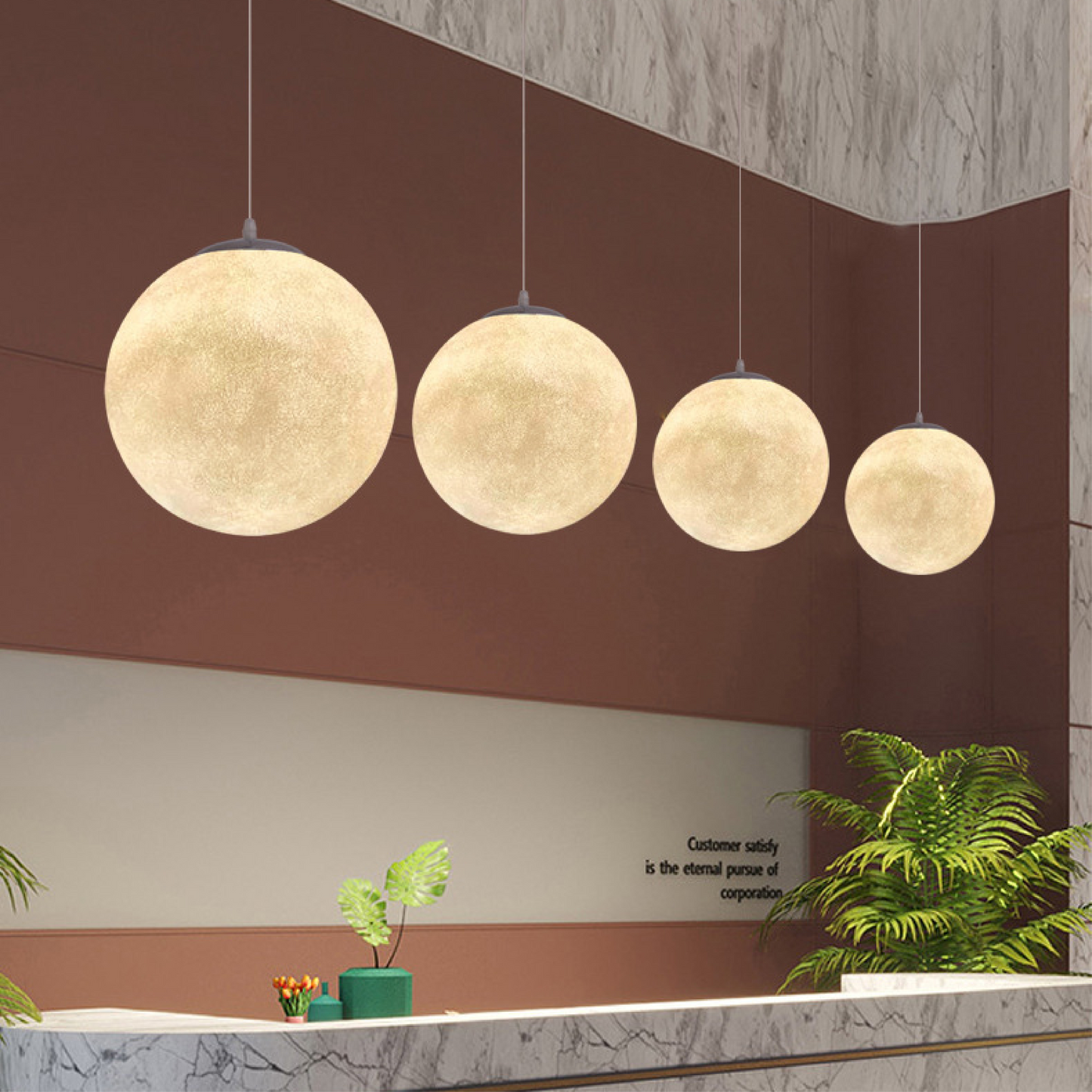 Lunar Glow Maan Hanglamp