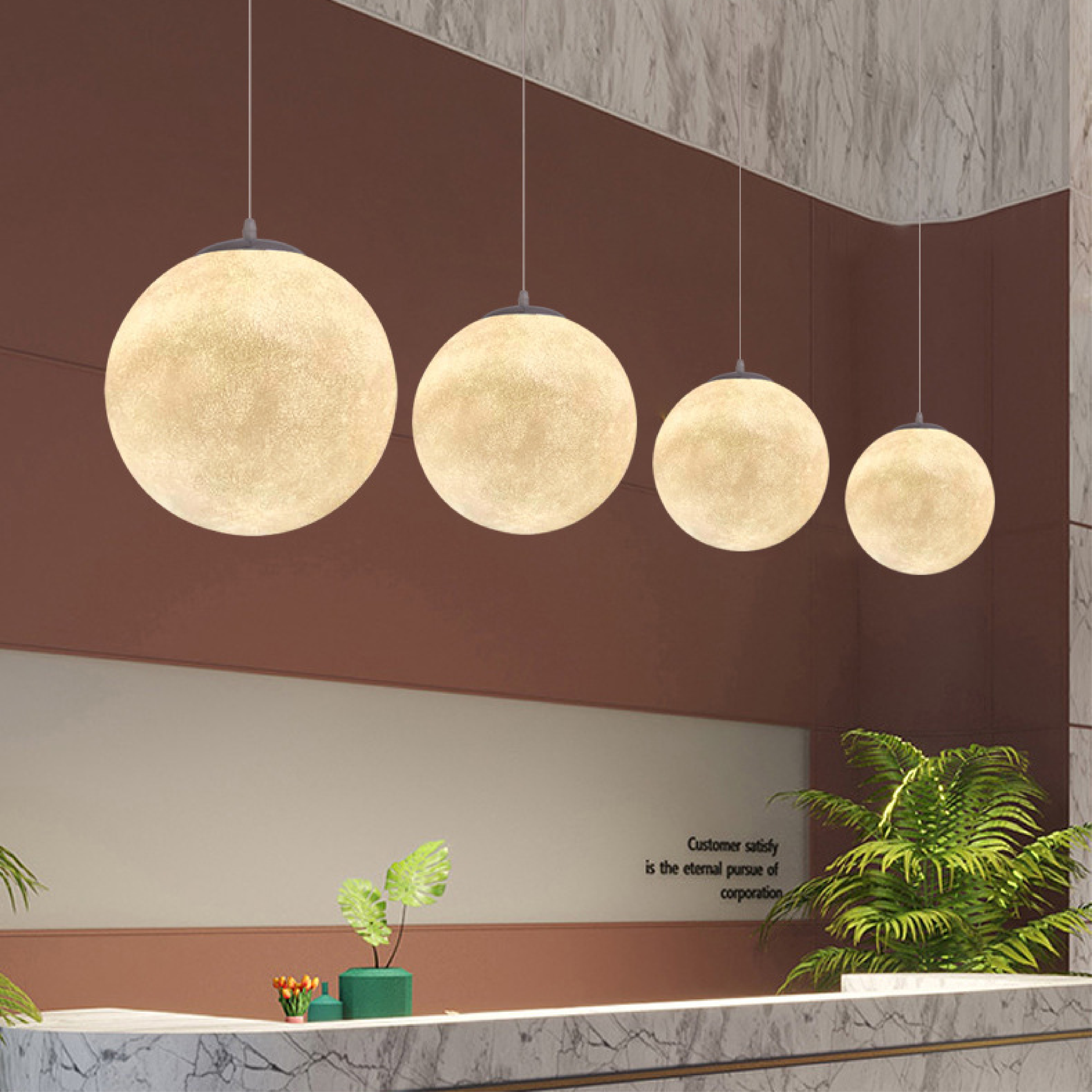 Lunar Glow Maan Hanglamp
