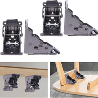 Vouwscharnier van staal | Vouwconsole voor tafel & kast (4 stuks) | KlappFix