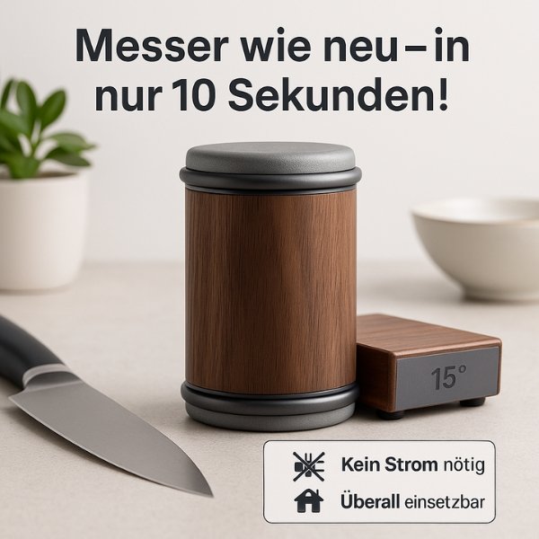 Messerscherper | Eenvoudig messen slijpen | Zwilling messerblokken | Slijpsteen | KlingenKraft