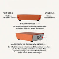 Messerscherper | Eenvoudig messen slijpen | Zwilling messerblokken | Slijpsteen | KlingenKraft