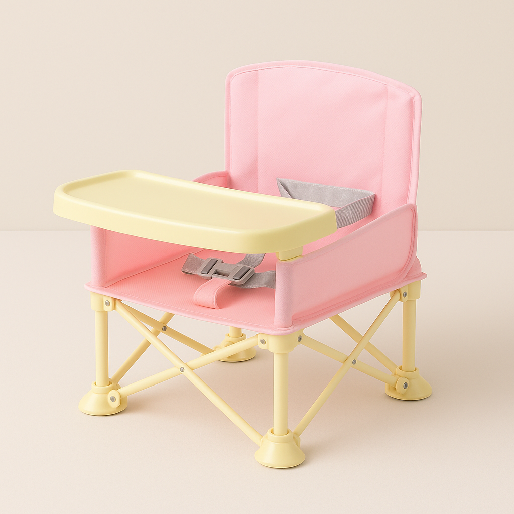 Comfortabele Kinder Campingstoel met Inclusief Tafel