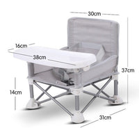 Comfortabele Kinder Campingstoel met Inclusief Tafel