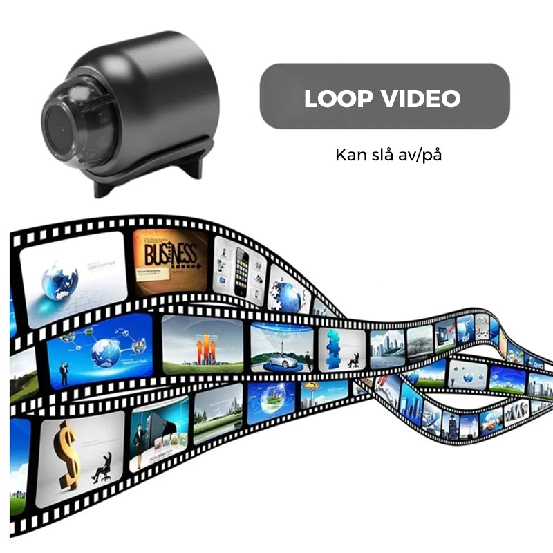 Mini WIFI-camera - 1080P HD - Nachtzicht - Bewegingdetectie