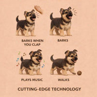 Interactieve Robot Puppy met Realistische Bewegingen voor Speelse Plezier