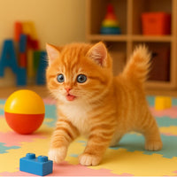 Interactief Knuffelkat Speelgoed met Realistische Bewegingen voor Kinderen