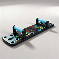Krachttraining Set voor thuis met push-up grepen | Push up Board met weerstandbanden | KrachtBoard