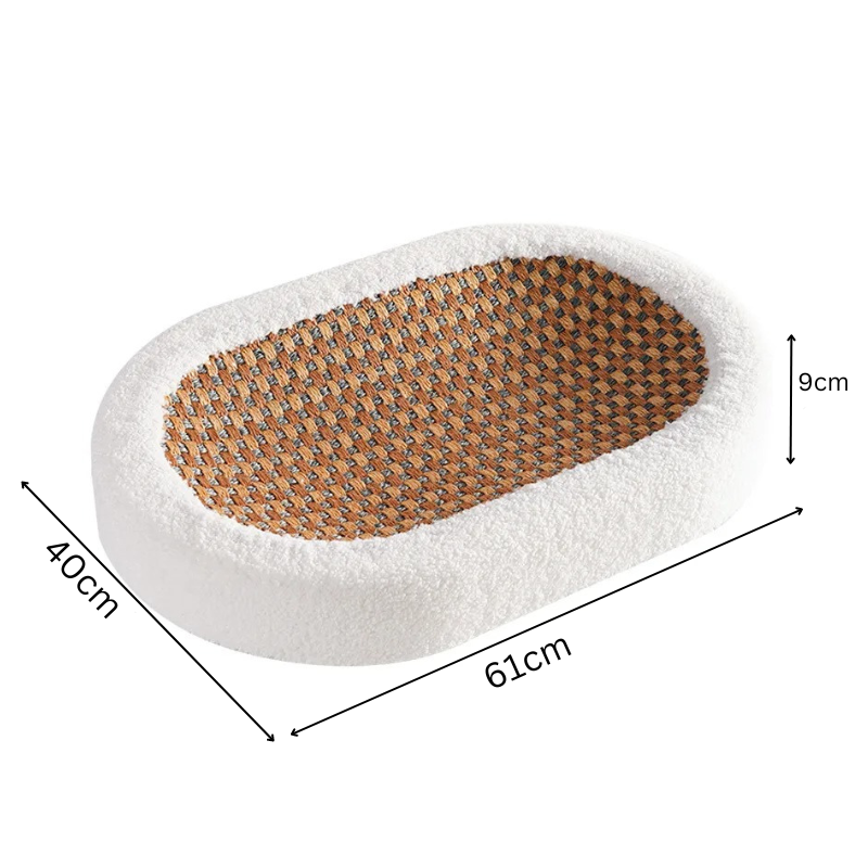 Kattenbed met Krabplank | Stijlvol Krabmeubel | KratziCouch