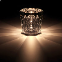Kristallen Tafellamp VÉLORIA | Diamantoptiek & 360° Lichtspel | Draadloos & Oplaadbaar via USB | Tot 12 uur Lichtduur