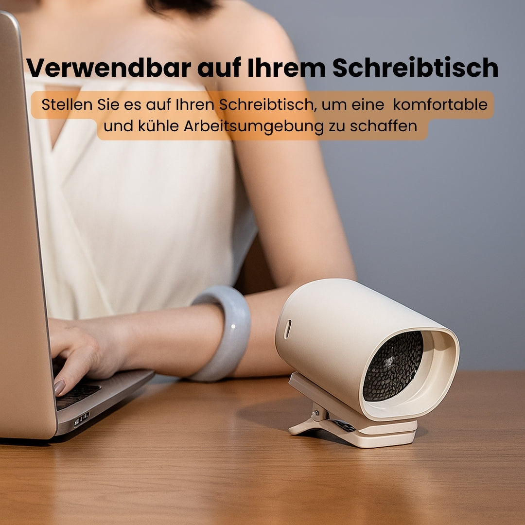 Mini Clip Ventilator met Accu | Kleine & Stille Ventilator | KoelBuddy