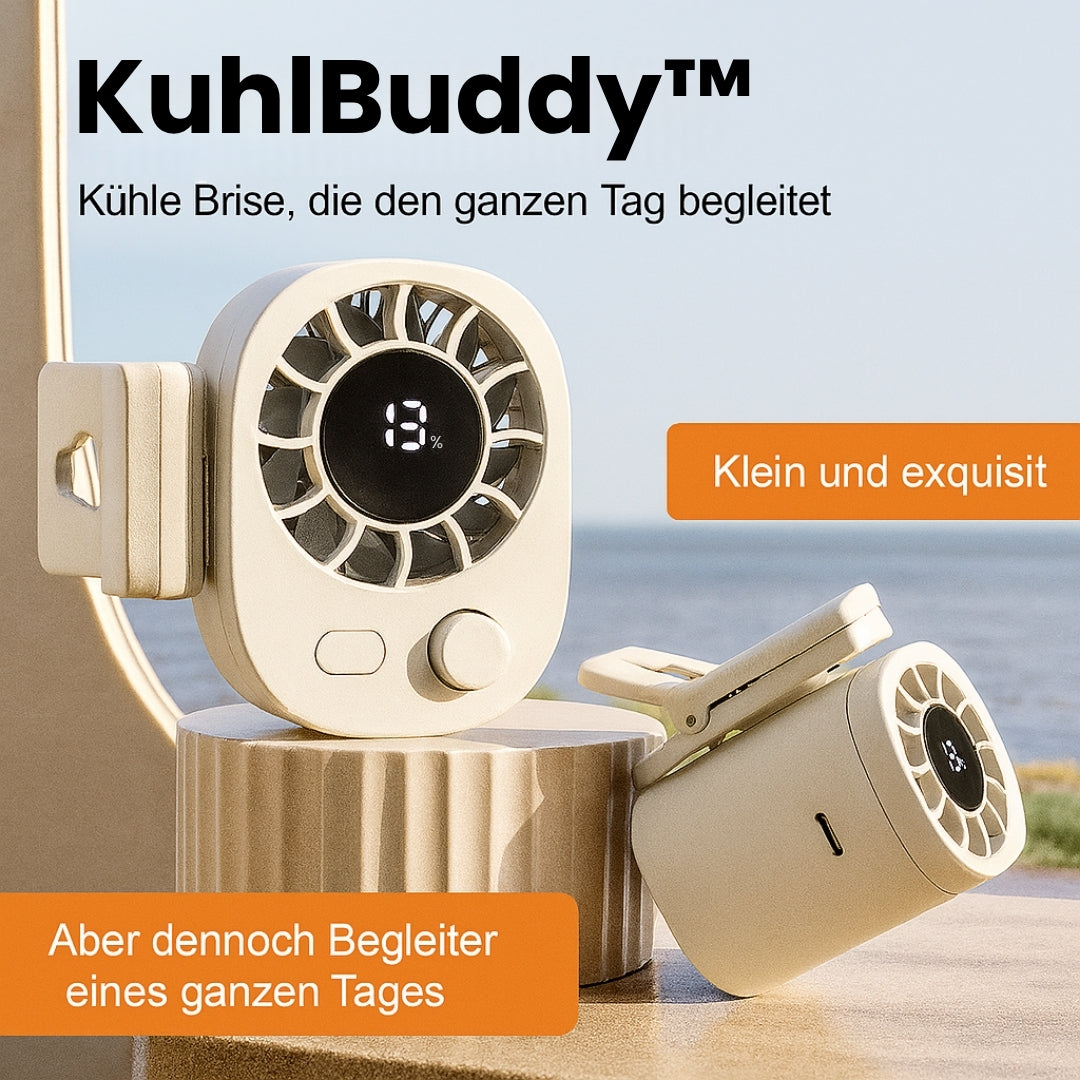 Mini Clip Ventilator met Accu | Kleine & Stille Ventilator | KoelBuddy