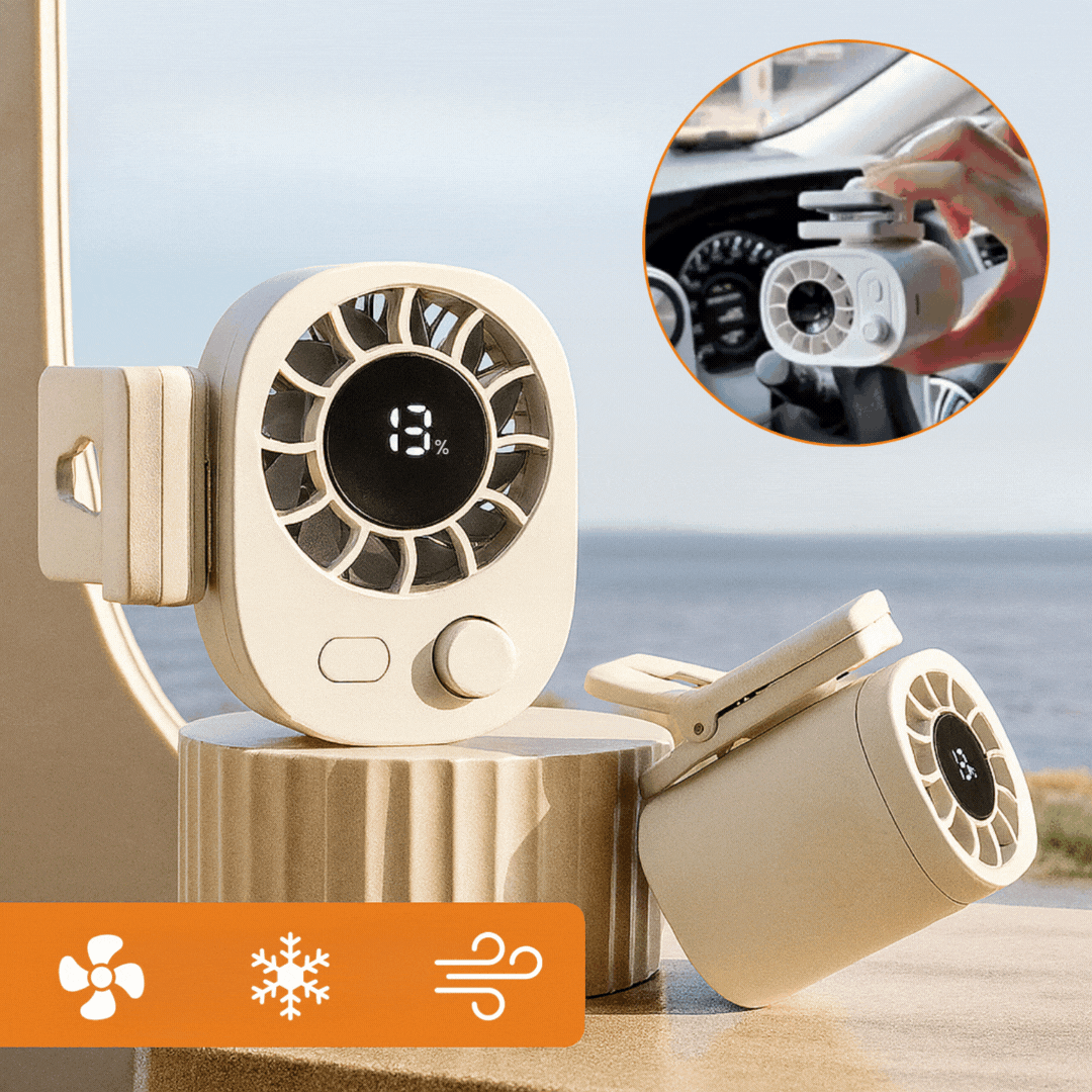 Mini Clip Ventilator met Accu | Kleine & Stille Ventilator | KoelBuddy