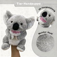 Knuffeldier Handpop | Pluche Dier voor Kinderen | HandVriend