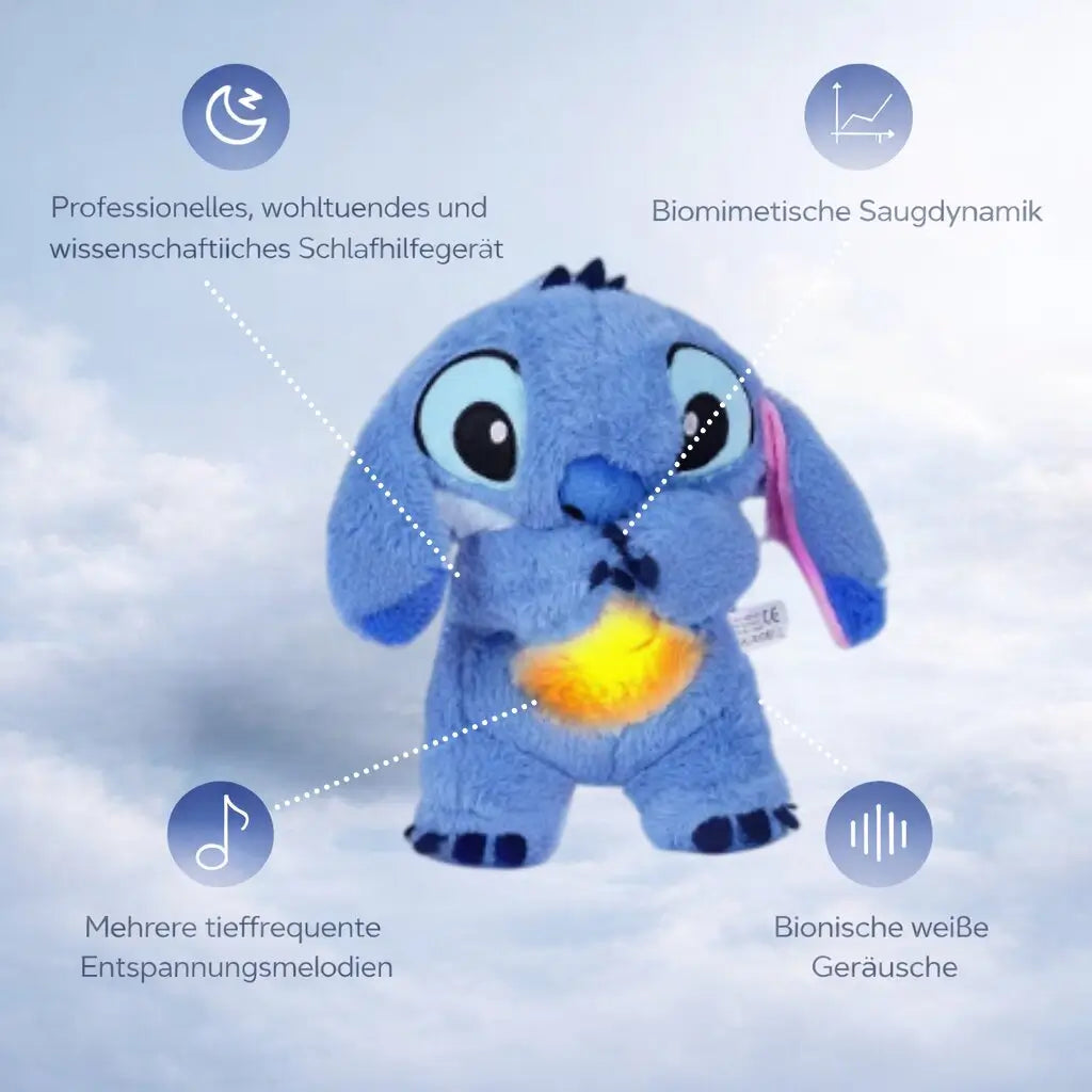 Knuffeldier met ademfunctie voor baby's en kinderen | Rustgevend pluche dier | Schnugi