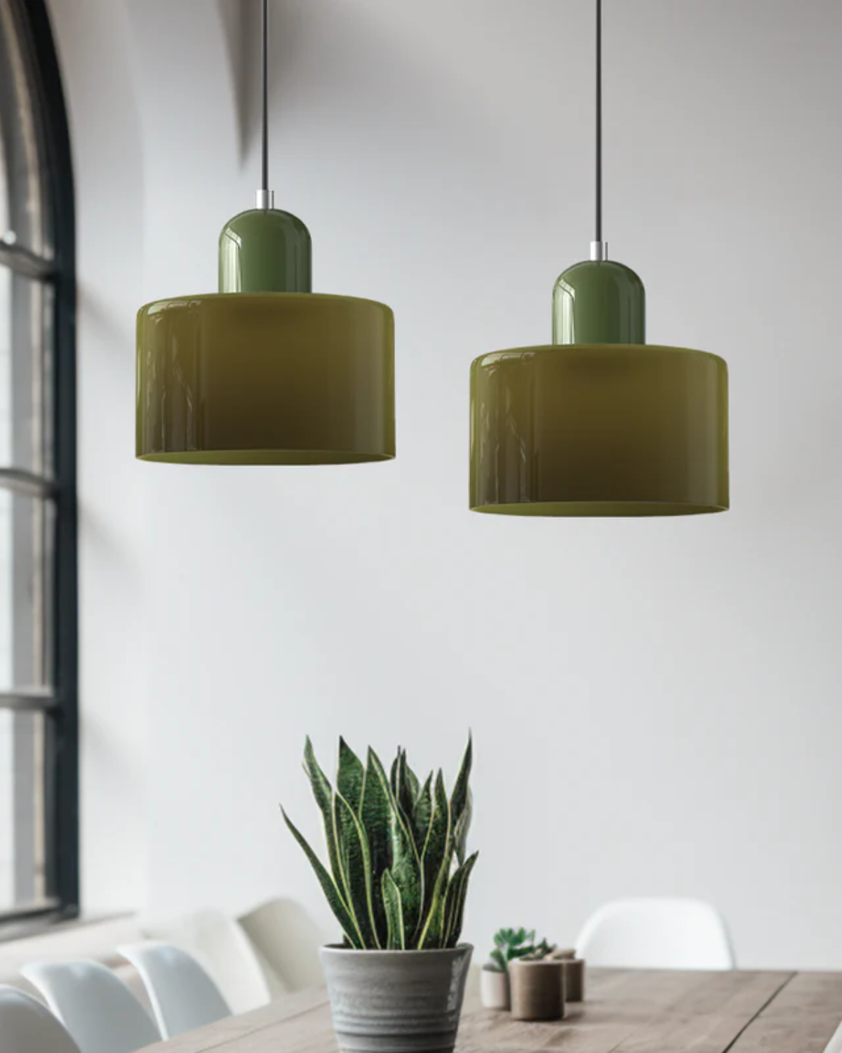Elegante Hanglamp met Sculpturale Vorm