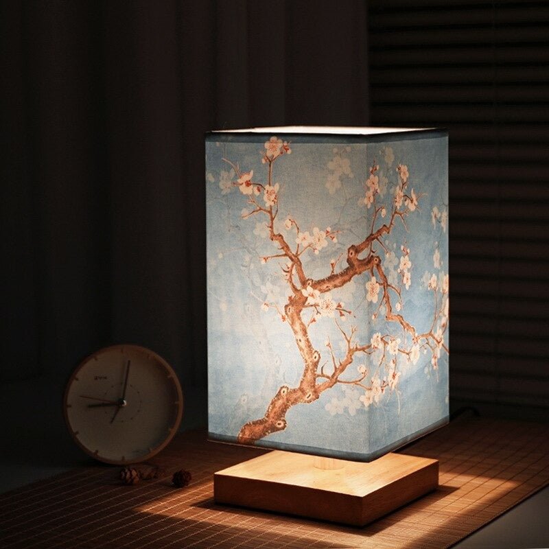 Papieren Tafellamp | Japans Scandinavische Stijl | Warm Licht