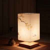 Papieren Tafellamp | Japans Scandinavische Stijl | Warm Licht