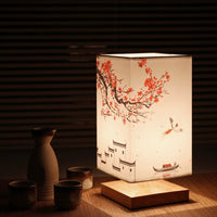 Papieren Tafellamp | Japans Scandinavische Stijl | Warm Licht
