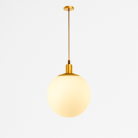 Hanglamp Globe Wit Glas