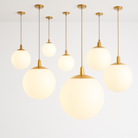 Hanglamp Globe Wit Glas