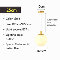 Hanglamp Globe Wit Glas