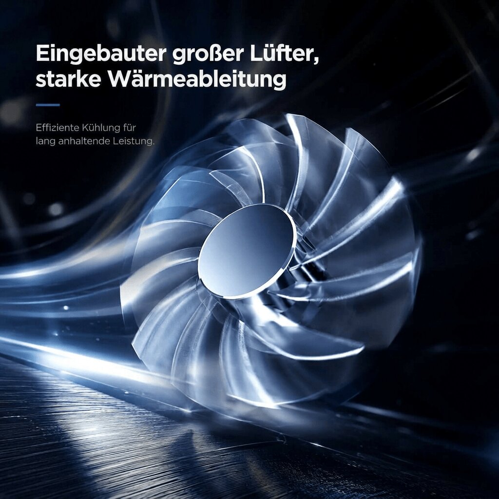 Laptopstandaard met Koeler | Laptophouder met Koeling & LED Verlichting | Frostkamm