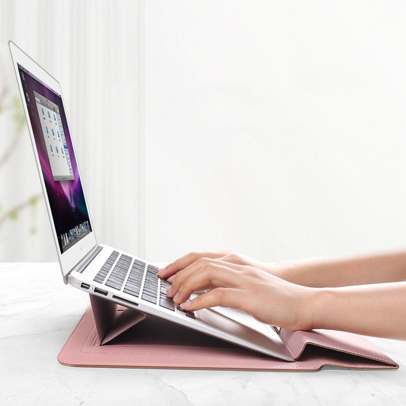 Laptophoes & Laptopstandaard in 1 | Laptopbescherming & Houder | Standtas