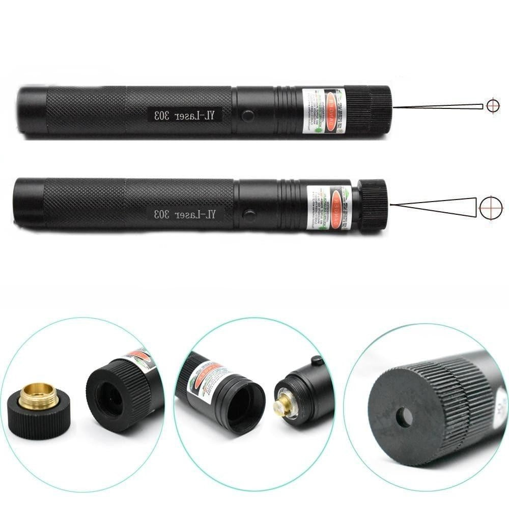 Laserpointer met precisiestraal | Zeer goed zichtbaar, zelfs op grote afstanden, perfect voor nauwkeurigheid bij presentaties en buitenactiviteiten.