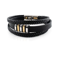 Stijlvolle armbanden van echt leer voor mannen