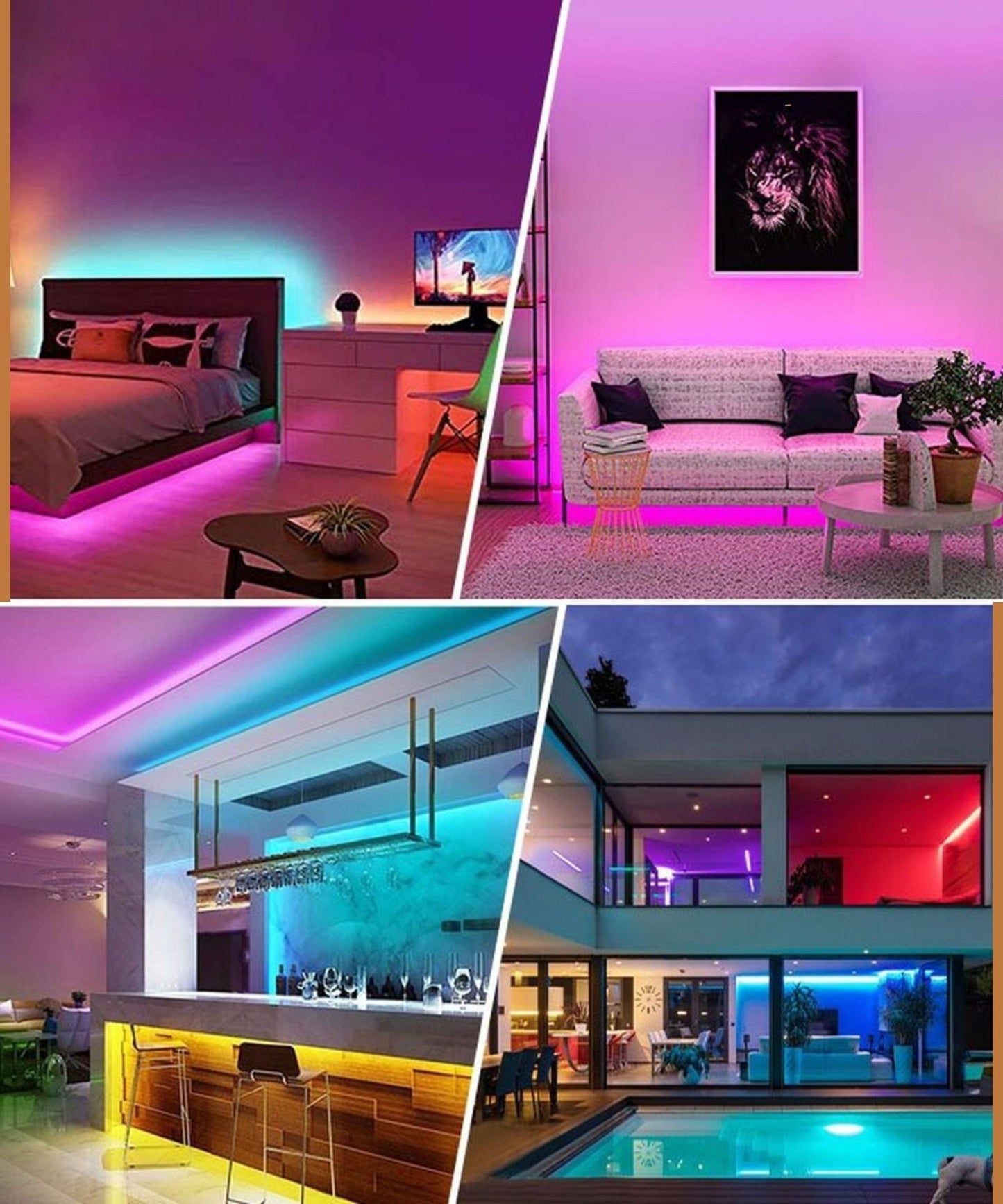 LED Strip 15 Meter | LED Strip met App & Afstandsbediening | LED Verlichting | StreifLux