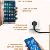 LED Strip 15 Meter | LED Strip met App & Afstandsbediening | LED Verlichting | StreifLux