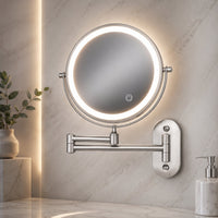 LED Wand Make-up Spiegel met Vergroting | Spiegelkrone
