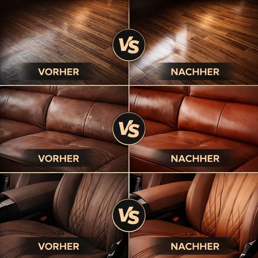 Lederonderhoud voor Sofa, Auto, Schoenen & meer | Lederbalsem voor verzorgd leer | LederGlans