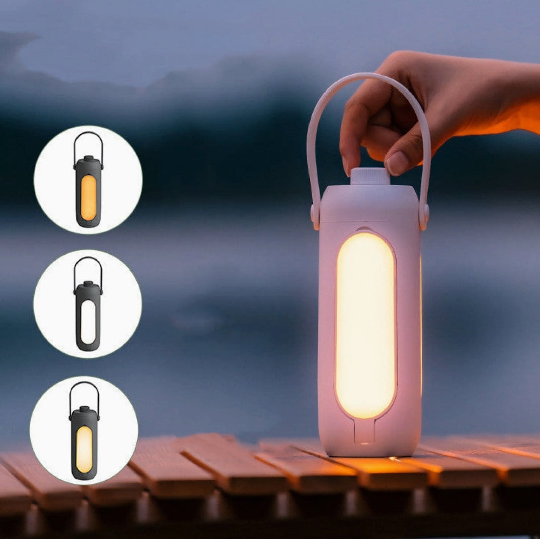 Accu Tafellamp | Outdoor Camping Lamp met Powerbank | LichtHeld