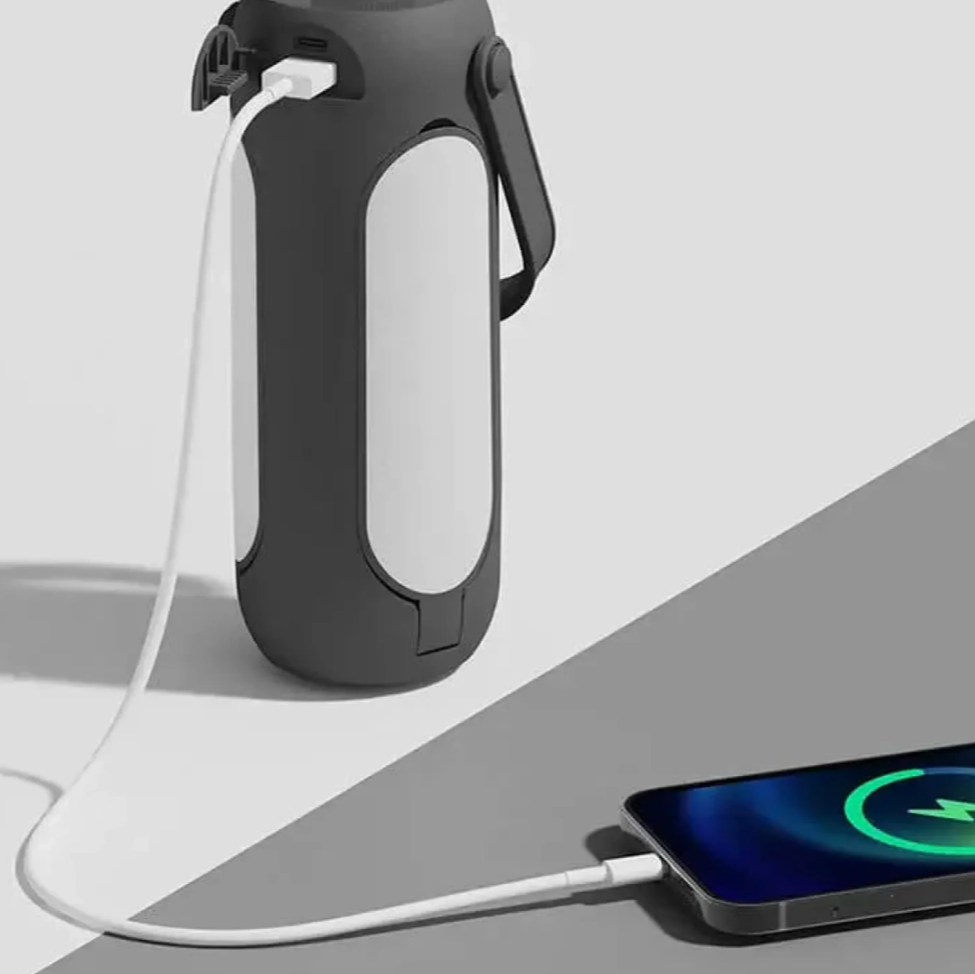Accu Tafellamp | Outdoor Camping Lamp met Powerbank | LichtHeld