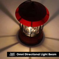 LightMate Oplaadbare Campinglamp – Vintage-Stijl LED met Dimbare Verlichting