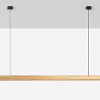 SolaraWood Verstelbare LED Houten Hanglamp Voor Eetkamers