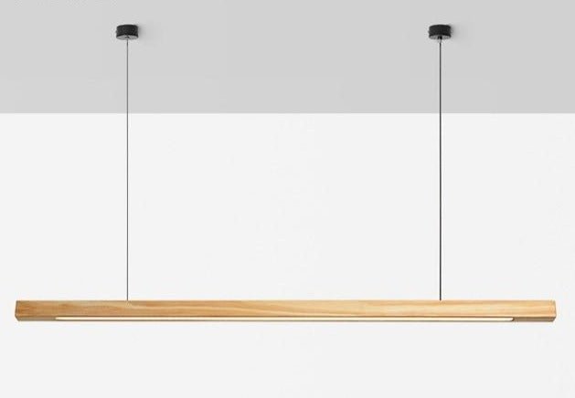 SolaraWood Verstelbare LED Houten Hanglamp Voor Eetkamers