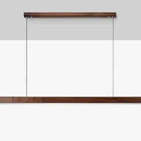 SolaraWood Verstelbare LED Houten Hanglamp Voor Eetkamers