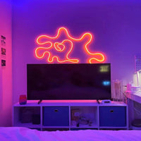 Neon-touw-LED-lampen met app-besturing - aanpasbaar verlichtingsontwerp
