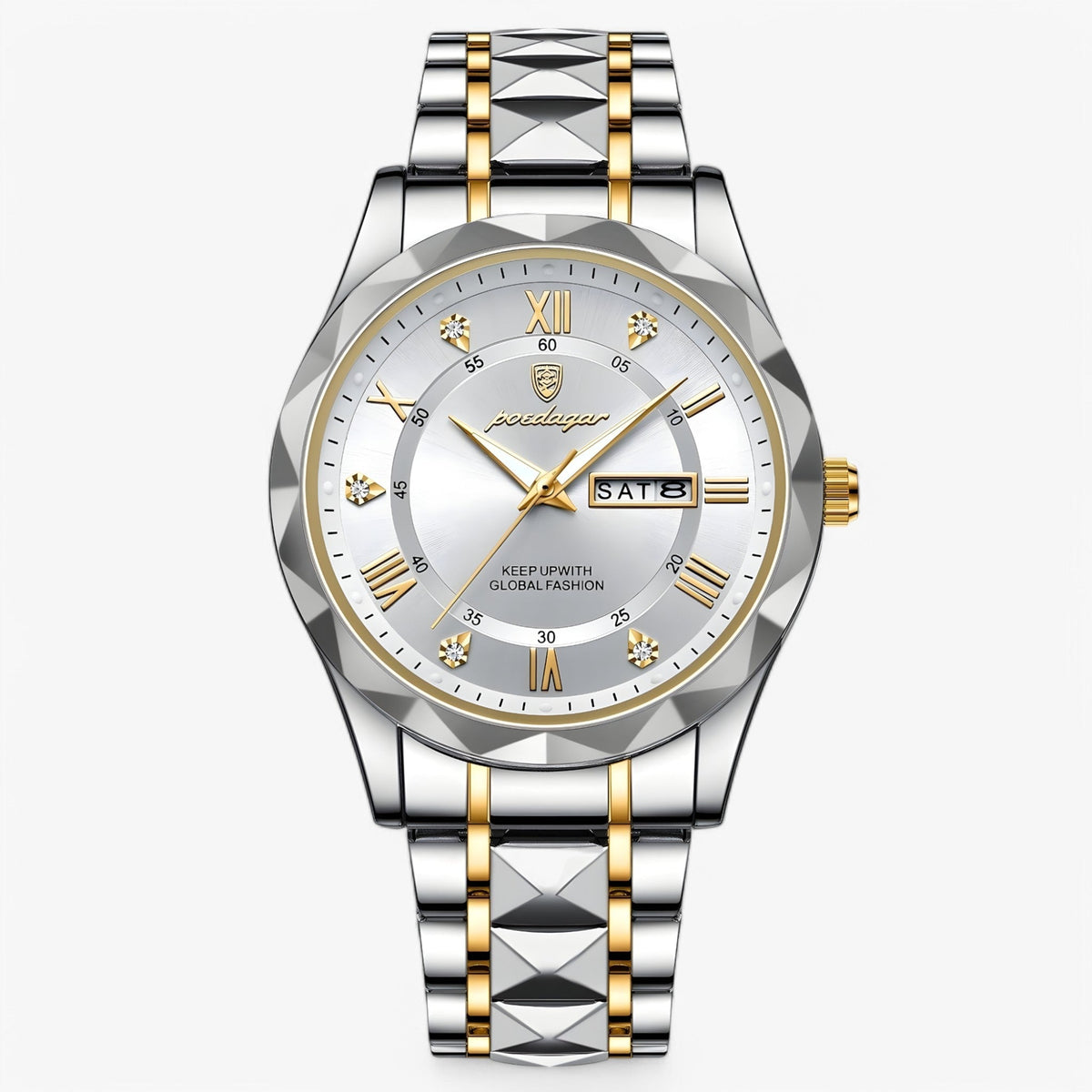Heren Armbanduhr Klassiek RVS Band 40mm