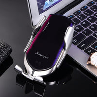 PREMIUM - Automatisch Klemmende Telefoonhouder | Draadloze Oplader
