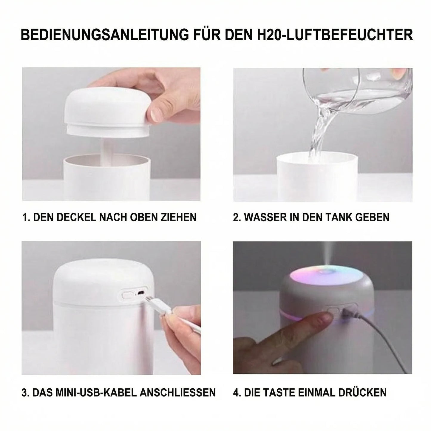 Luchtbevochtiger | Aroma Diffuser | Luchtbevochtiger Diffuser | Nebelora