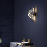 Luxe Wandlamp van Glas - Stijlvolle Glazen Kandelaar LED