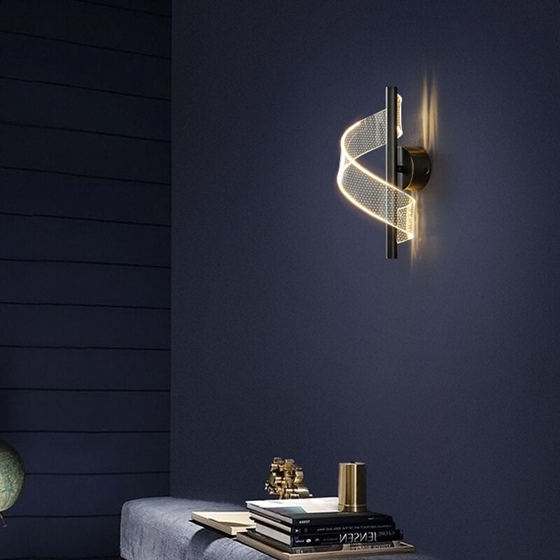 Luxe Wandlamp van Glas - Stijlvolle Glazen Kandelaar LED