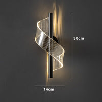 Luxe Wandlamp van Glas - Stijlvolle Glazen Kandelaar LED