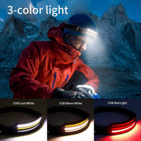 Skanto | LED Hoofdlamp X3 – Waterdichte & Oplaadbare Hoofdlamp voor Hardlopen, Wandelen & Buitenavonturen