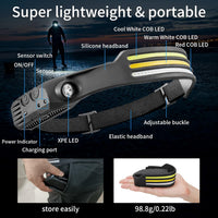 Skanto | LED Hoofdlamp X3 – Waterdichte & Oplaadbare Hoofdlamp voor Hardlopen, Wandelen & Buitenavonturen