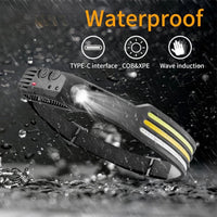 Skanto | LED Hoofdlamp X3 – Waterdichte & Oplaadbare Hoofdlamp voor Hardlopen, Wandelen & Buitenavonturen